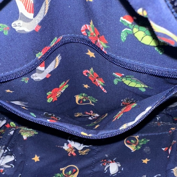 Vera Bradley Christmas Snow Globe Motif Small Backpack w/Holiday Characters NWOT - Picture 12 of 16